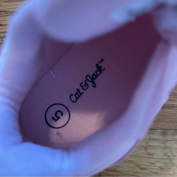 Cat & Jack | Pink Velcro Toddler Sneakers | Toddler sz 5 - Picture 9 of 9